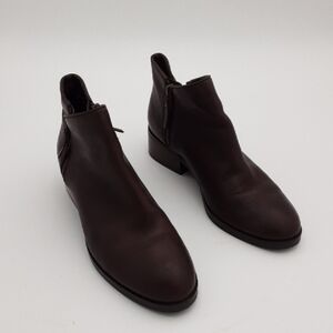 Cole Haan Brown Leather Ankle Boots Casual office Y2K festival rodeo brown